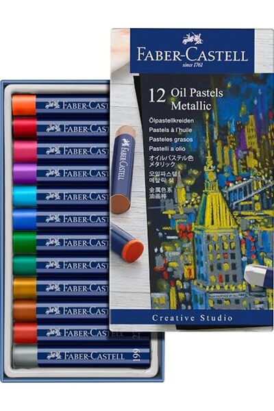 Generic Faber-Castell Creative Studio Oil Pastels, Multicoloured, Cardboard B...