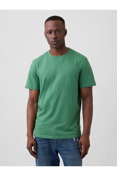 GAP Erkek Açık Yeşil Everyday Soft T-Shirt