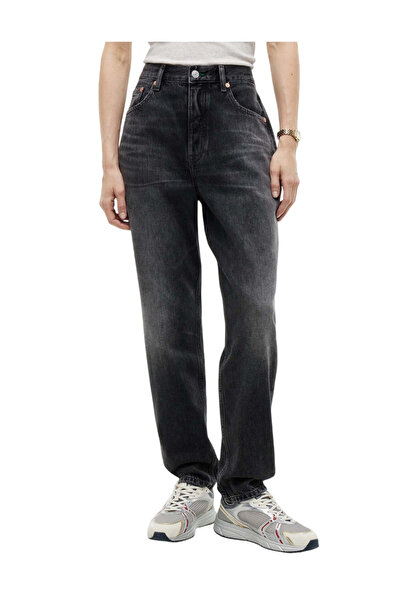 Tommy Hilfiger Γυναικείο 90's Mom Τζιν Μαύρο Tommy Jeans DW0DW23202-1BZ