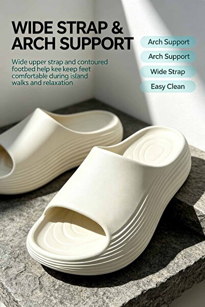 Al-Riyadh Foot Studio Trendy Vacation Sliders Water Drainage Sole
