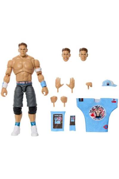 DEEFUP مجموعة شخصيات وملحقات ماتيل WWE الإصدار النهائي، تمثال جون سينا بطول 6...