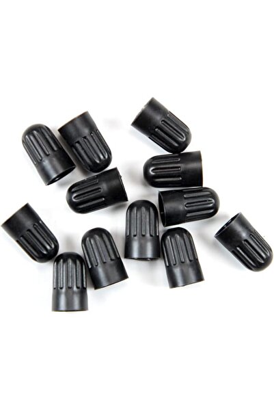 GENERAL Dsycar 50 Pack TPMS Valve Stem Caps for TR20008, Black Plastic Long T...