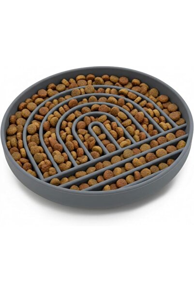 off shoulder Slow Feeder Dog Bowl: The Slowdown Bowl is A Modern, Silicone Pu...