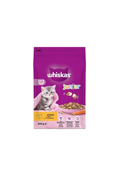 Whiskas Kuru Mama 300 G Tavuklu Yavru Kedi Maması 8'li Avantaj Paketi - 8 Adet