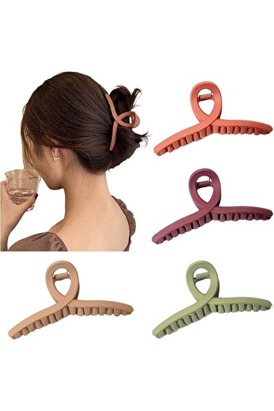 GENERAL Big Hair Claw Clips, 4.3 Inch Nonslip Large Claw Clip for Thin hair T...
