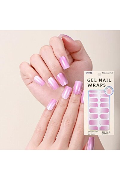BlinkingNails لاصقات أظافر بدون جل UV، شرائط طلاء أظافر ذاتية اللصق للنساء، ط...
