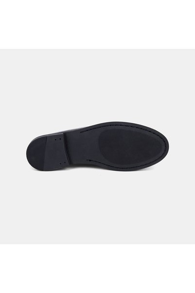 Desa Kadın Siyah Kroko Baskılı Klasik Deri Loafer