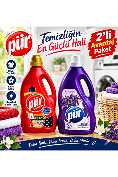 SIVI ÇAMAŞIR DETERJANI VE YUMUŞATICI