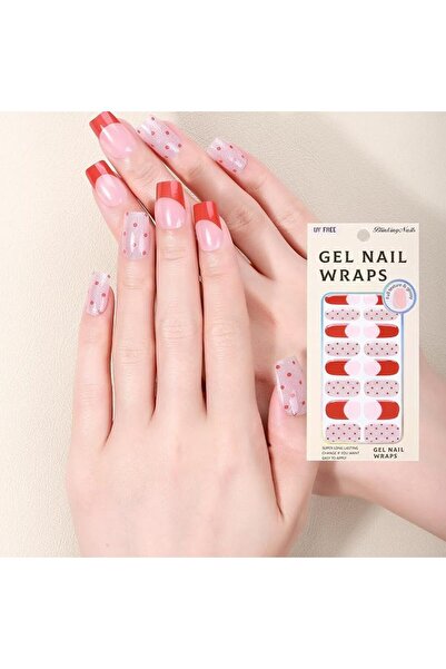 BlinkingNails لاصقات أظافر بدون جل UV، شرائط طلاء أظافر ذاتية اللصق للنساء، ط...