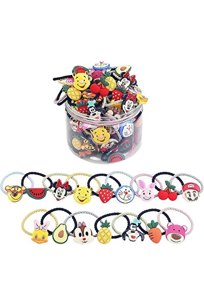 Shining Diva Fashion 20 pcs Combo Elastic Hair Bands Ties Accessories for Kid...