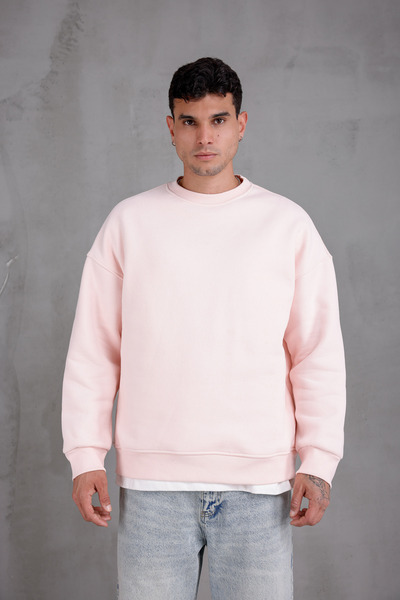 BİSİKLET YAKA BASIC SWEATSHIRT