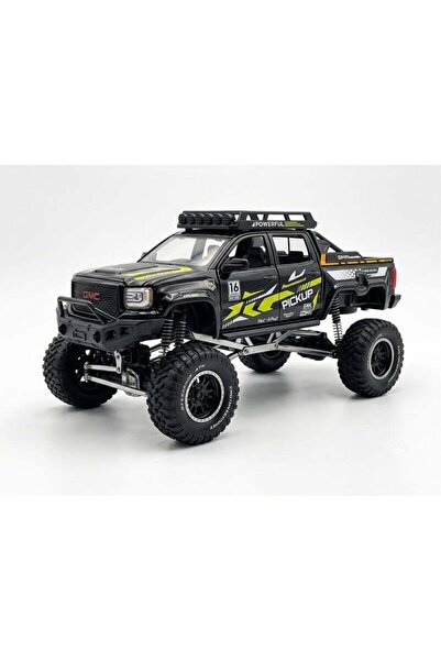 Generic 1/24 Scale Simulation Luxury Six-Wheel Metal Pickup Toy Truck Die-Cas...