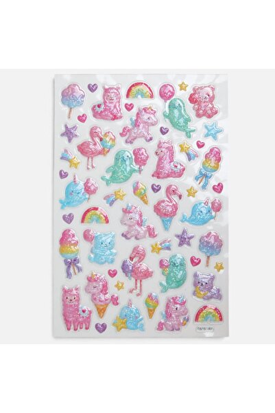 DD SHOP Autocolante 3D Animale Crystal - Unicorni, Produse Scoala
