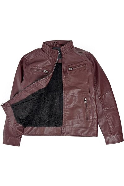 Aktif X-Ray X RAY Boys Faux Leather Jacket, Kids Outerwear Coat, Motorcycle P...