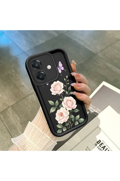 CHICASELUX حافظة هاتف متوافقة مع هاتف اوبو A3/A3X 4G/5G بنمط الورد والفراشة، ...