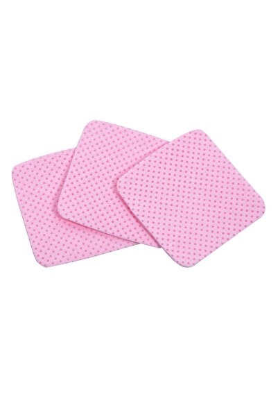 DD SHOP Servetele de Curatare din Bumbac Roz 5x5cm - 50buc - Accesorii Machia...