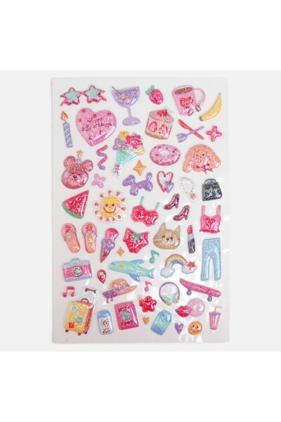 DD SHOP Autocolante 3D Girly cu Haine & Accesorii - Diferite Modele, Produse ...