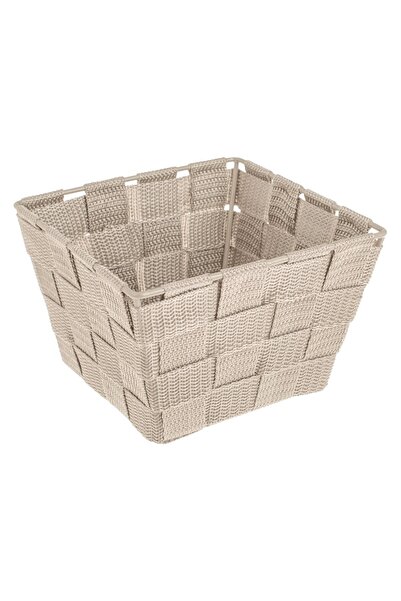 DD SHOP Cos de Depozitare Impletit Bej cu Cadru Metalic 15x15x10cm - Cosuri, ...