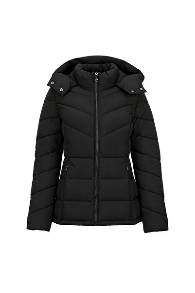 Calvin Klein Stretch Outerwear CW433222-EBY Kadın Mont Siyah