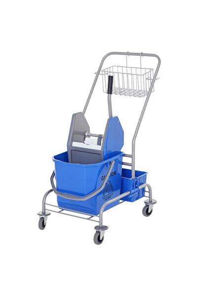Generic Brand Cărucior de curățenie, cărucior pentru mop, capacitate 25 L, 4 ...