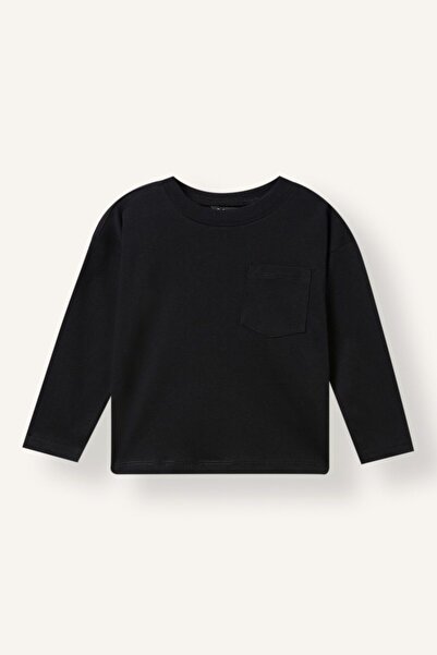 DeFacto Crew Neck Pocket Long Sleeve Basic T-Shirt Baby Boy J0193A526Au