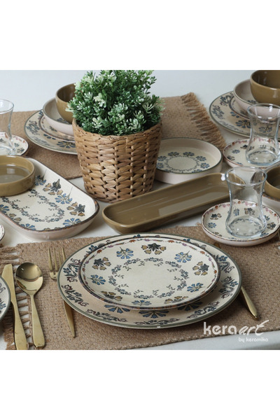 Keramika SET YEMEK EGE/NORDIC/BULUT/STACKABLE/NOYAN 44 PRC KAHVALTI+YEMEK TAKIMI