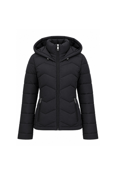 Calvin Klein Stretch Outerwear CW533974-BLK Kadın Mont Siyah