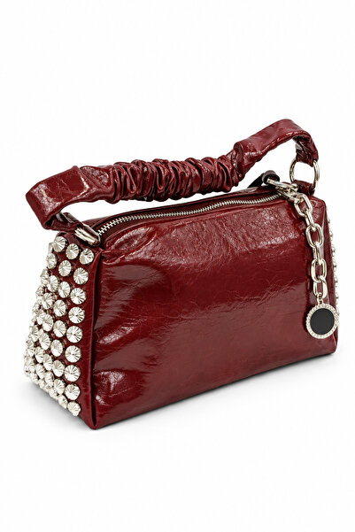 KRISTE BELL Kristebell Imported Soft Suede Burgundy Women's Shoulder Bag Kb0008