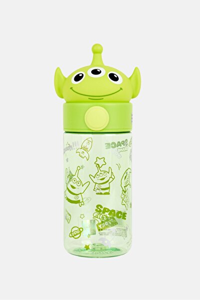 Disney Pixar Graphic Print Alien Plastic Bottle, Multicolor