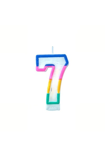Flippy Lumanare pentru Tort Cifra 7, Flippy, 4.8 cm, Lumanare pentru Aniversa...