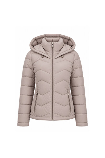 Calvin Klein Stretch Outerwear CW533974-AT5 Kadın Mont Açık Gri