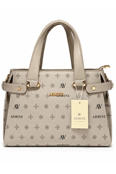 Armine Women's Monogram Printed Hand and Shoulder Bag – Crossbody Bag with Lo...