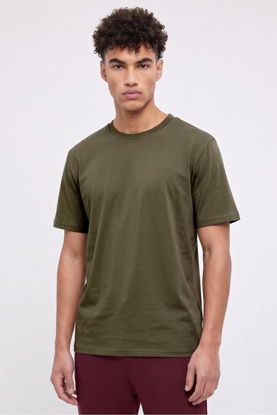 RBX Men Sportswear Fit Short Sleeve Outdoor T-Shirt, Olive