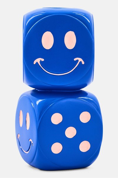 Kersten Candle Holder Dice, Blue