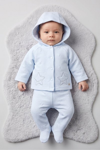 Rock A Bye Baby Boutique Toddlers Boy 2 Pieces Embroidered Hoodie And Pants S...