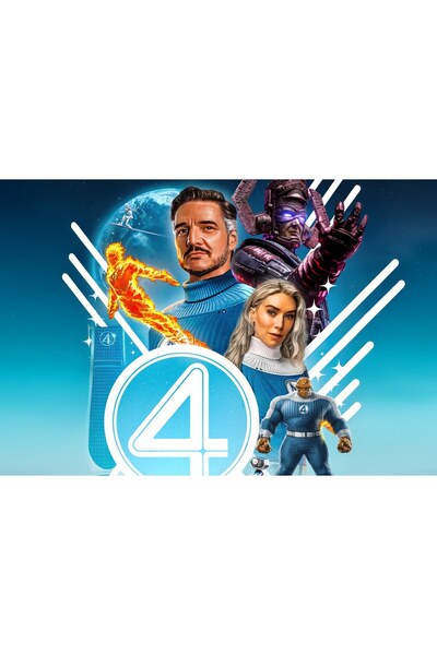 OEM Poster The Fantastic Four Primii Pași Intervenția Divină, 61x90 cm, poste...