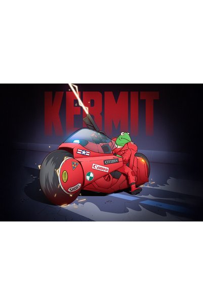 OEM Постер Кърмит Полет под полунощ, 61x90 см, poster5734