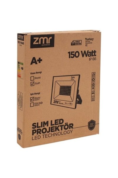 ZMR -304/S.65 150W Siyah Kasa LED Projektör