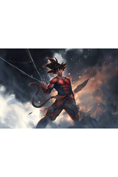 OEM Poster Goku X Spider Man, 61x90 cm, poster7043