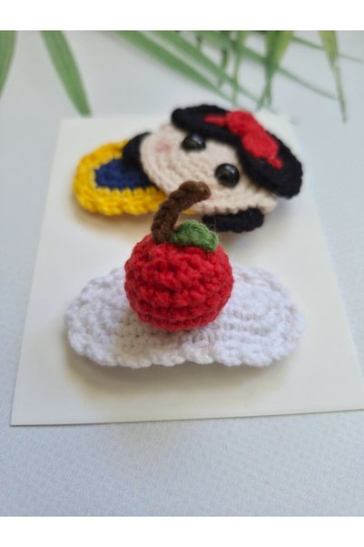 Hand Mother's Since 2024 Fairytale Princess and Apple Themed Model Knitted Ha...