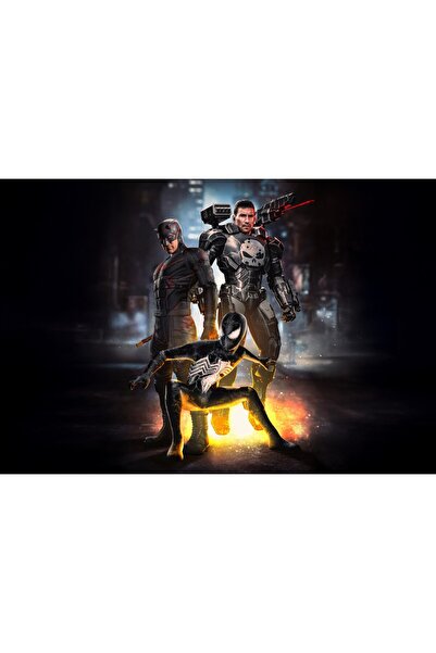 OEM Плакат Red Code Спайдър-Мен X Дардевил X Пънишър, 61x90 см, poster6792