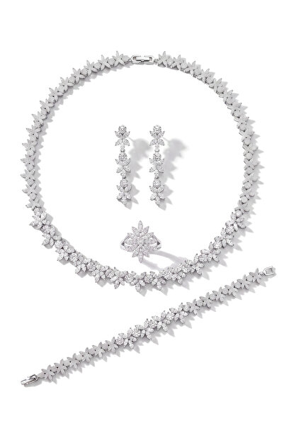 Atelier Duygu Amalfi Kolye Bileklik Küpe Yüzük Set