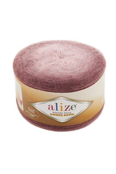 Alize Angora Gold Ombre Batik Yünlü Örgü İpi %20 Yün 01 Süper İnce 150 Gr 825 Mt