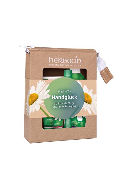 Herbacin Set cadou pentru maini Wash'n'Go Handgluck