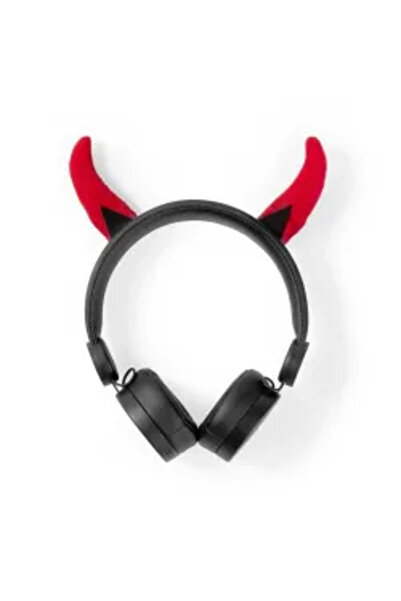 Nedis Danny Devil Animaticks Çıkarılabilir Aksesuarlı Kulak Üstü Çocuk Kulaklığı