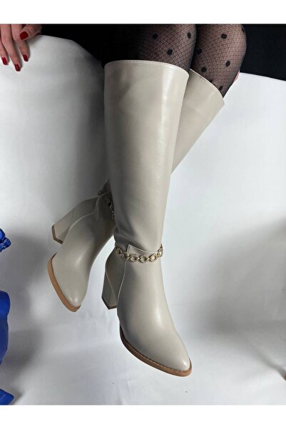 KUBACK Legend is back Kb-505 Kuback Beige Daily Women's Boots