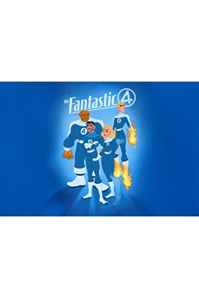 OEM Poster Cei Patru Fantastici Eroi Inbatabili, 61x90 cm, poster6163