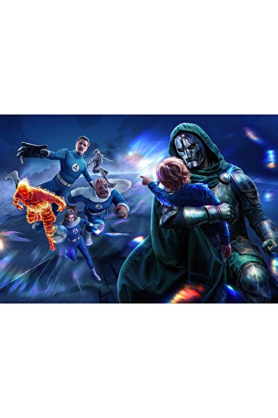 OEM Poster Fantastic Four Vs Doctor Doom Showdownul Suprem, 61x90 cm, poster6085