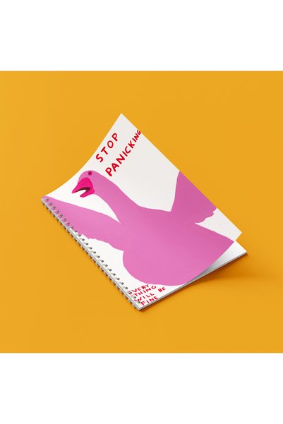 ARTHOUSECOLLECTIVE A4 Spiral Notebook - Unlined School Notebook - 80 Sheets/160 Pages - Animal Art Collection