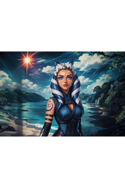 OEM Poster Ahsoka Artă Digitală 5k, 61x90 cm, poster7182
